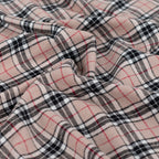 Baumwoll-Flanell check light - sand