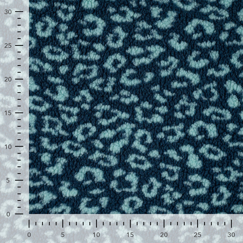 Teddystrick Leo - aqua - Reststück 1,4M