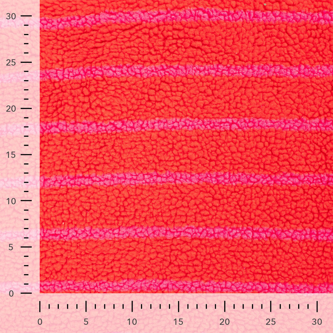 Teddystrick Stripes - rot