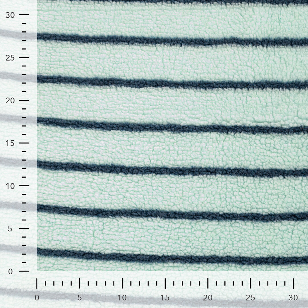 Teddystrick Stripes - aqua