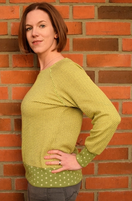 Designbeispiel: lillesol women No.39 Raglan-Hoodie
