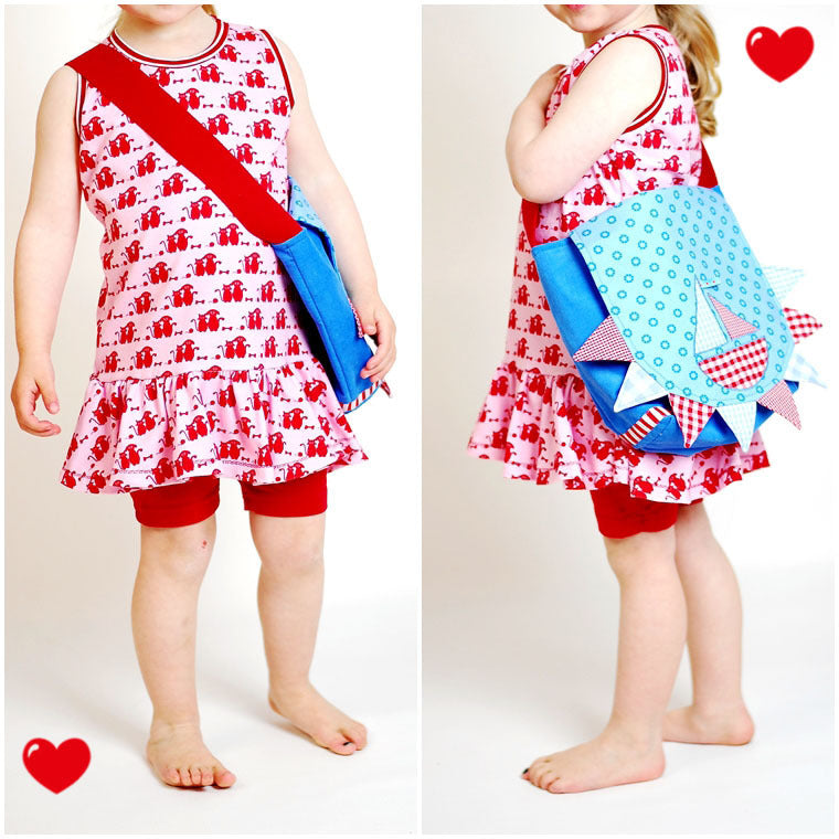 Designbeispiel: lillesol basic No.18 Sommerkombi Kleid und Top