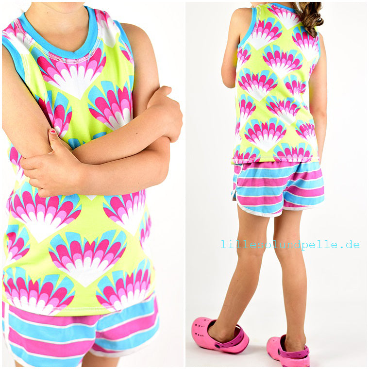 Ebook / Schnittmuster lillesol basic No.18 Sommerkombi Kleid und Top