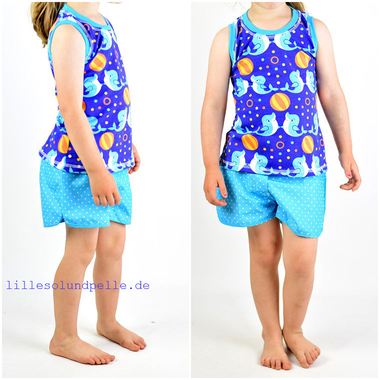 Ebook / Schnittmuster lillesol basic No.18 Sommerkombi Kleid und Top