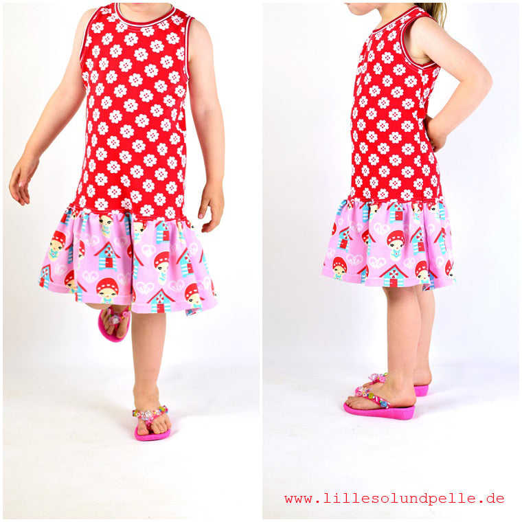 Ebook / Schnittmuster lillesol basic No.18 Sommerkombi Kleid und Top