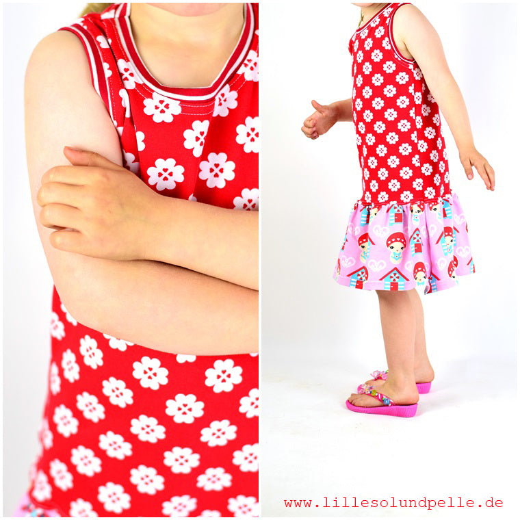 Ebook / Schnittmuster lillesol basic No.18 Sommerkombi Kleid und Top