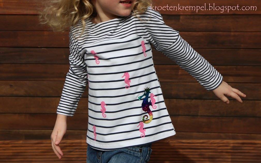 Designbeispiel: lillesol basics No.53 Frühlingsshirt