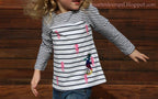 Designbeispiel: lillesol basics No.53 Frühlingsshirt