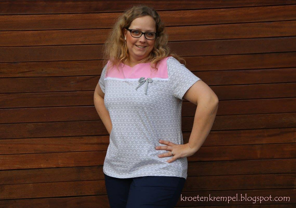 Designbeispiel: lillesol women No.18 Frühlingskombi Kleid & Shirt