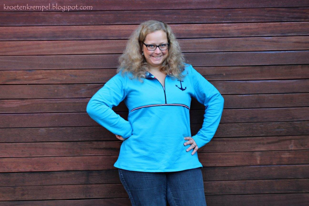 Designbeispiel: lillesol women No.12 Fleece-Pulli