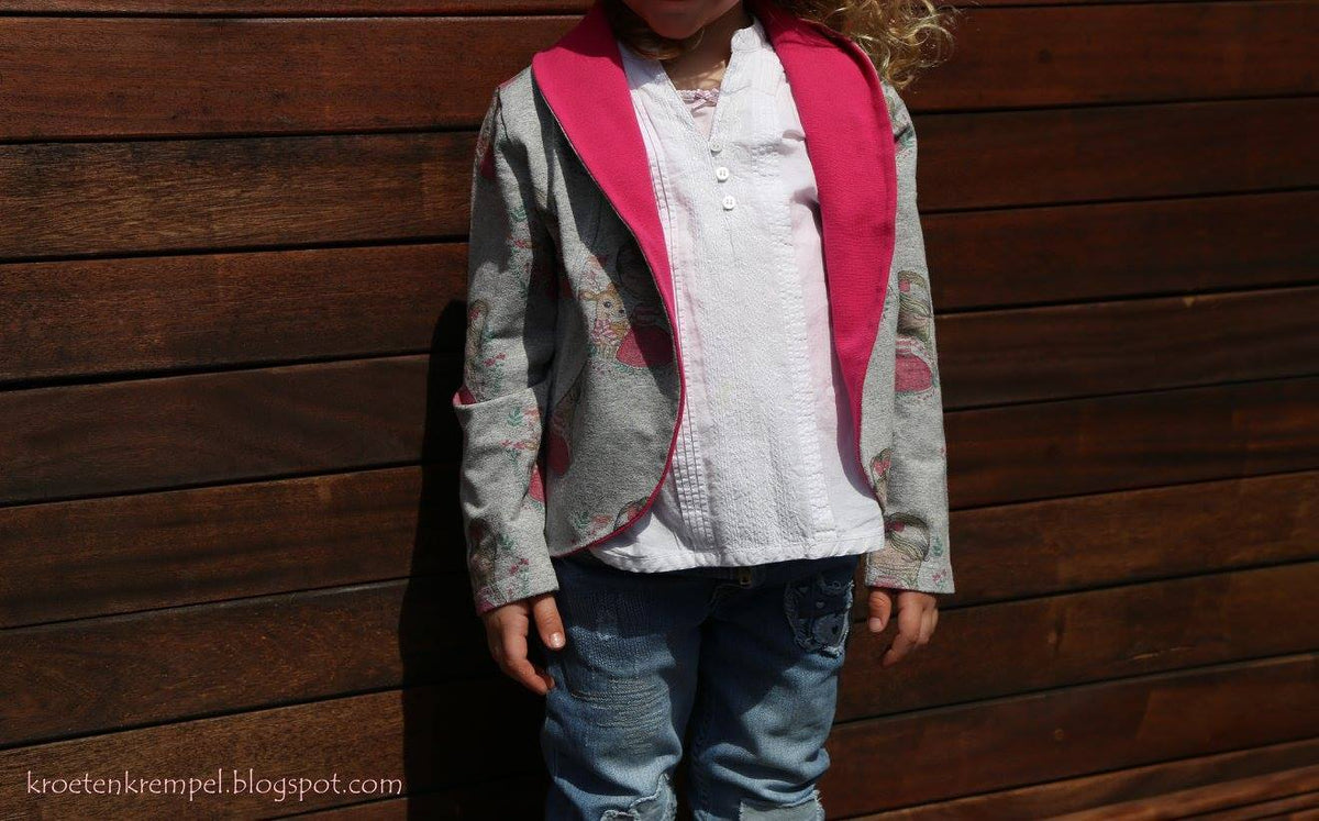 Designbeispiel: lillesol basics No.54 Cardigan mit Schalkragen