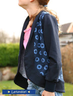 Designbeispiel: lillesol basics No.54 Cardigan mit Schalkragen