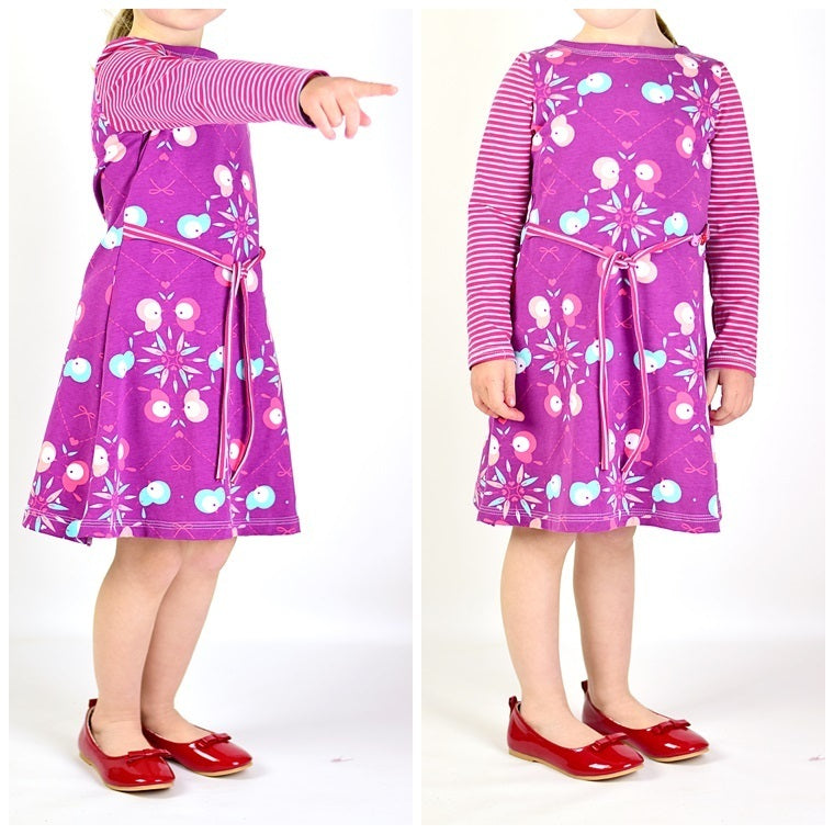 Ebook / Schnittmuster lillesol basics No.28 Jerseykleid mit Uboot-Ausschnitt