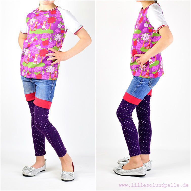 Ebook / Schnittmuster lillesol basic No.29 Raglanshirt * mit Video-Nähanleitung *