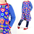 Ebook / Schnittmuster lillesol basics No.35 Kleid mit amerikanischem Ausschnitt