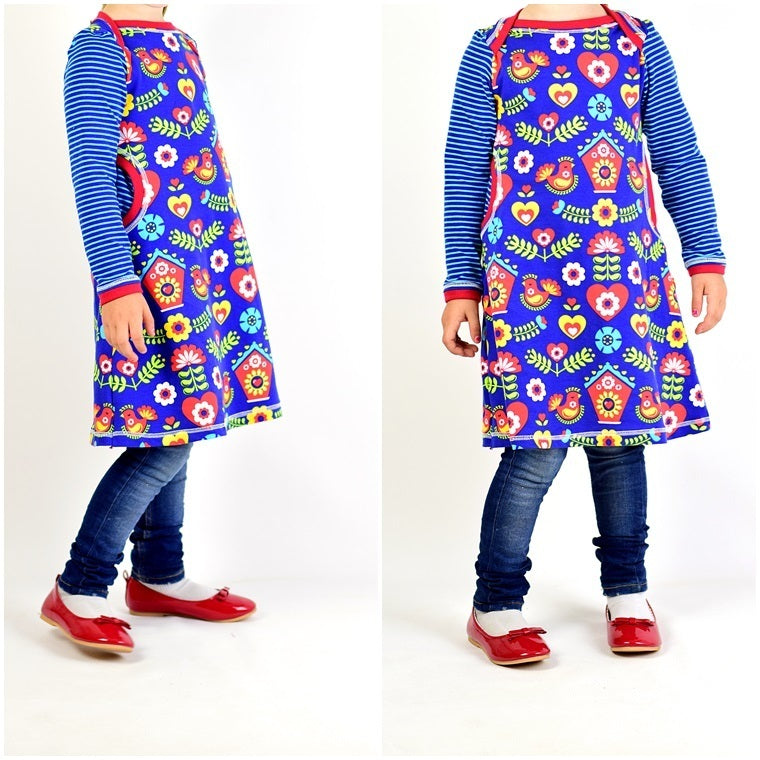 Ebook / Schnittmuster lillesol basics No.35 Kleid mit amerikanischem Ausschnitt