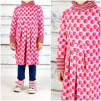 Ebook / Schnittmuster lillesol basics No.39 Kleid mit Rollkragen * mit Video-Nähanleitung *