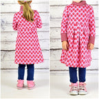 Ebook / Schnittmuster lillesol basics No.39 Kleid mit Rollkragen * mit Video-Nähanleitung *