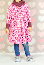 Ebook / Schnittmuster lillesol basics No.39 Kleid mit Rollkragen * mit Video-Nähanleitung *