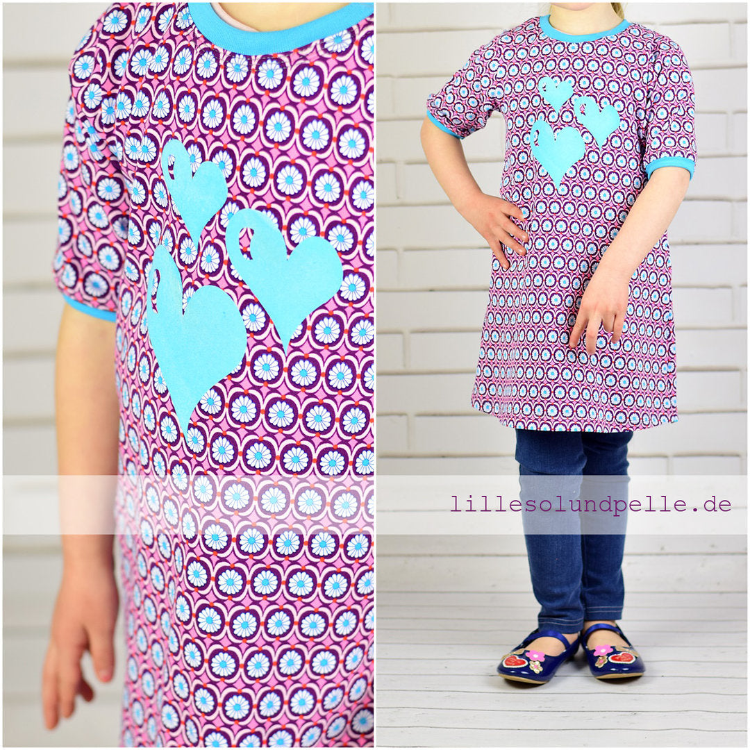Ebook / Schnittmuster lillesol basic No.2 Tunika-Kleid *mit Video-Anleitung*