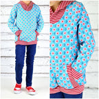 Ebook / Schnittmuster lillesol basics No.40 Pulli mit Cardigan-Kragen