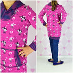 Ebook / Schnittmuster lillesol basics No.40 Pulli mit Cardigan-Kragen