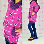 Ebook / Schnittmuster lillesol basics No.40 Pulli mit Cardigan-Kragen