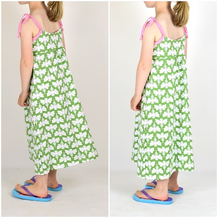Ebook / Schnittmuster lillesol basics No.45 Maxikleid *mit Video-Nähanleitung*