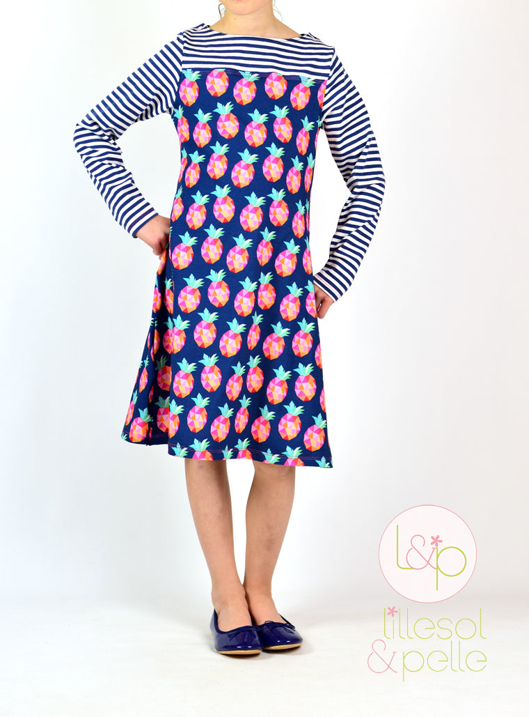 Ebook / Schnittmuster lillesol basics No.47 Frühlingskombi Kleid & Shirt