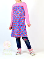 Ebook / Schnittmuster lillesol basics No.47 Frühlingskombi Kleid & Shirt