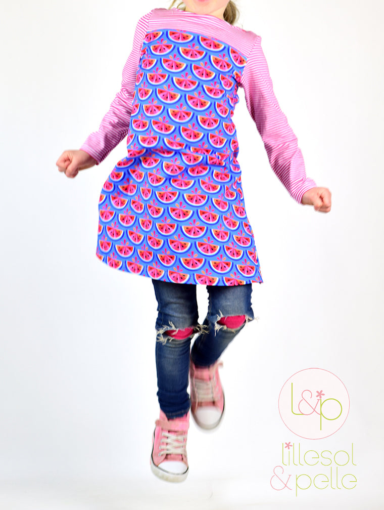 Ebook / Schnittmuster lillesol basics No.47 Frühlingskombi Kleid & Shirt
