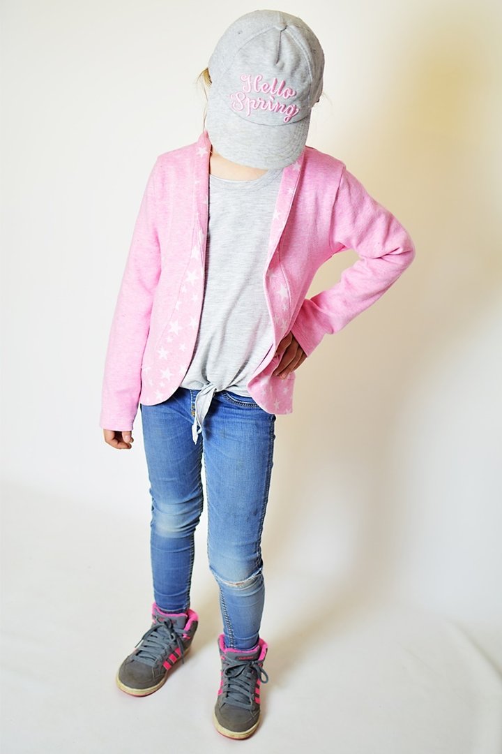Designbeispiel: lillesol basics No.54 Cardigan mit Schalkragen