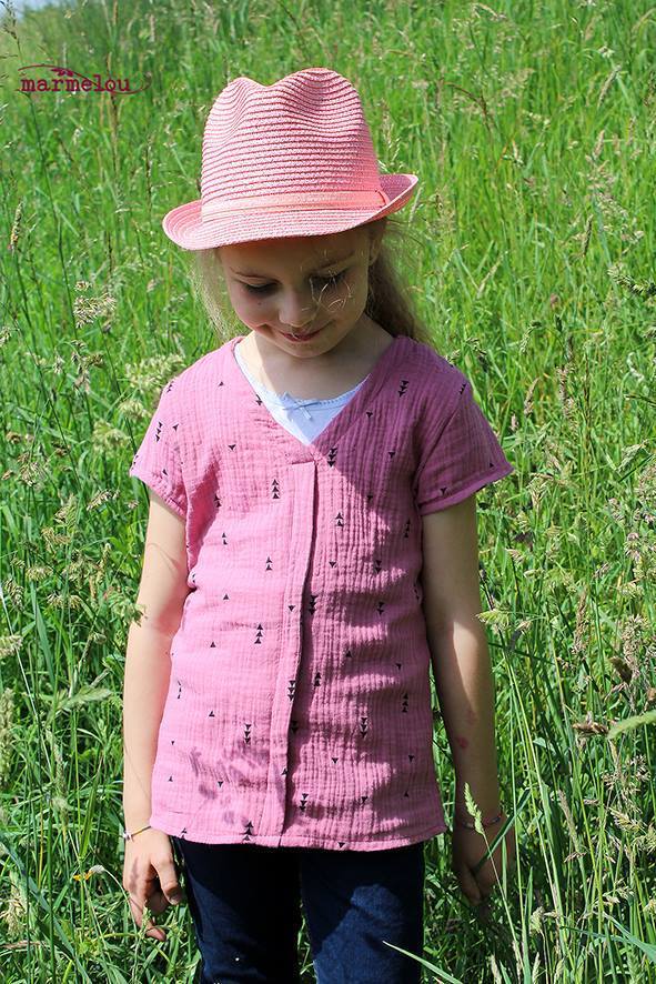 Designbeispiel: lillesol basics No.55 Marisol-Bluse