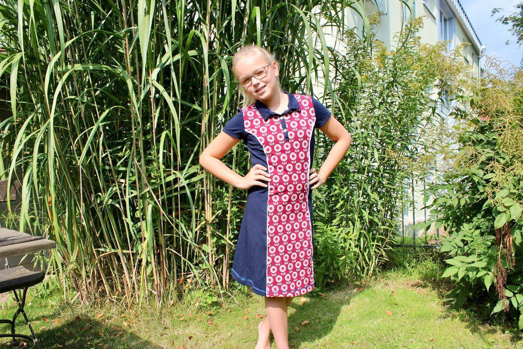 Designbeispiel: lillesol basics No.57 Polokleid & -Shirt