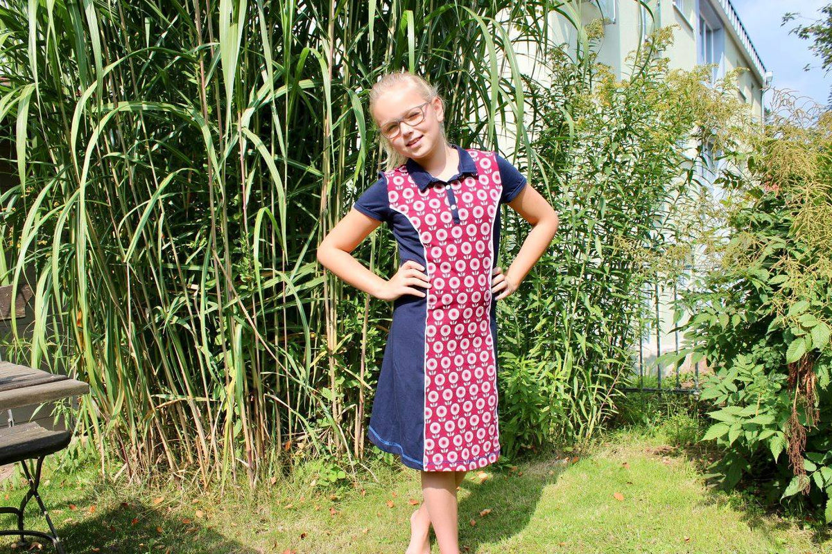 Designbeispiel: lillesol basics No.57 Polokleid & -Shirt