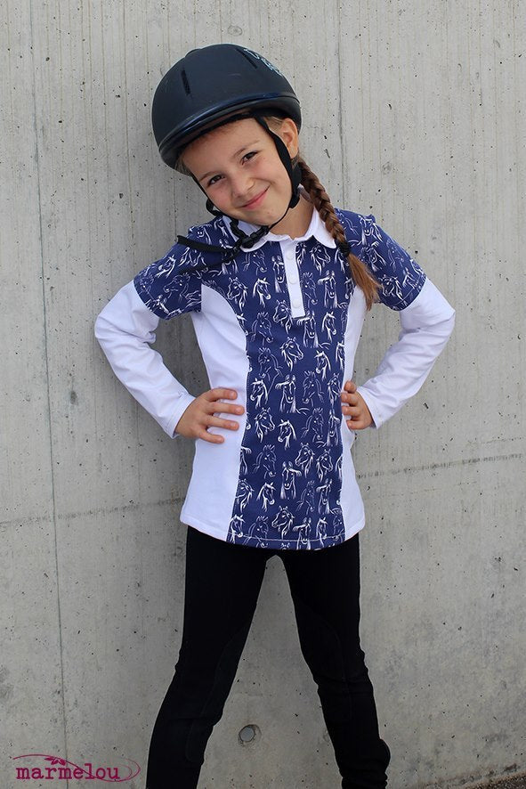 Designbeispiel: lillesol basics No.57 Polokleid & -Shirt