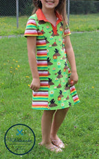 Designbeispiel: lillesol basics No.57 Polokleid & -Shirt