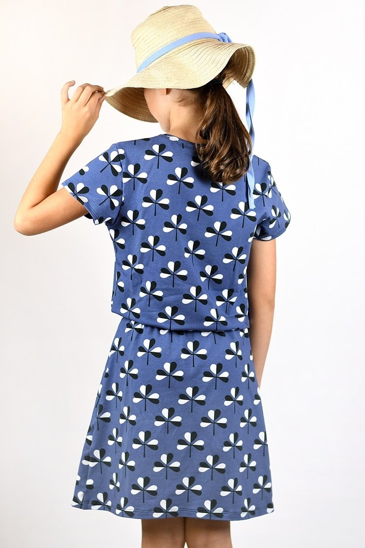 Ebook / Schnittmuster lillesol basics No.62 Jerseykleid & Shirt * mit Video-Nähanleitung *