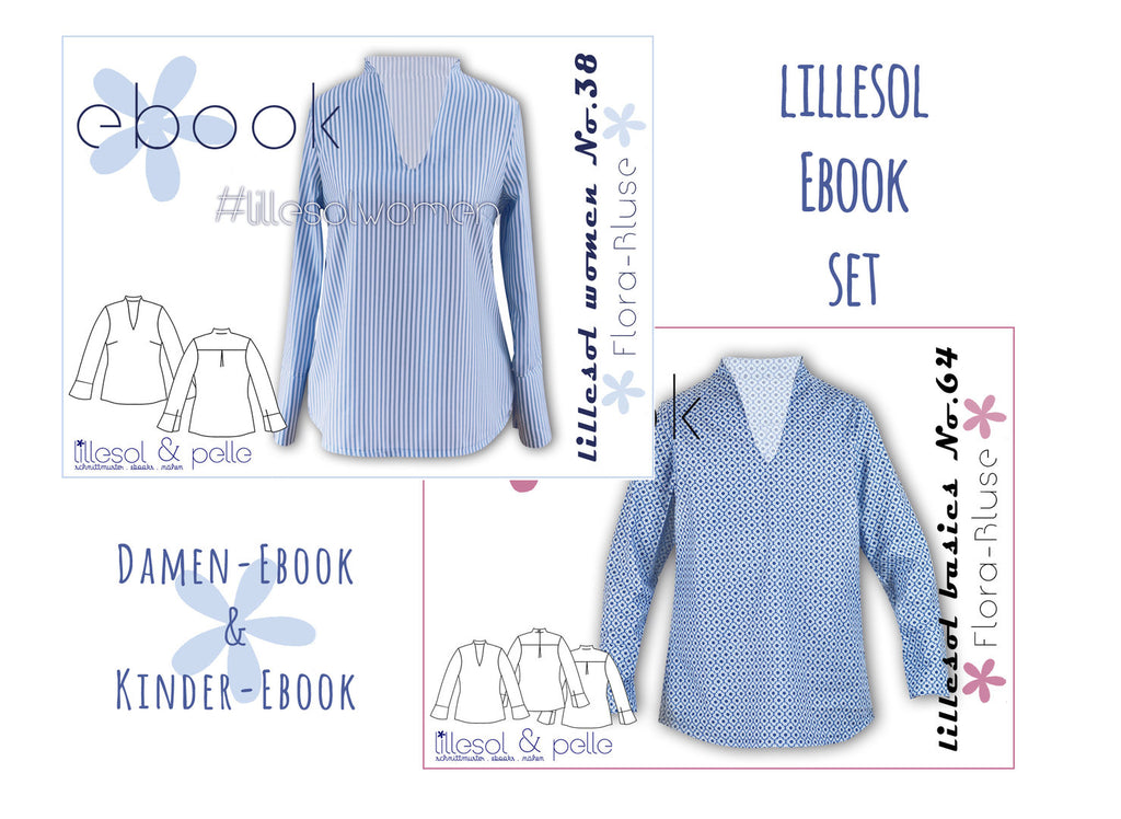 lillesol ebook set basics No.64 und women No.38 * mit Video-Nähanleitung *