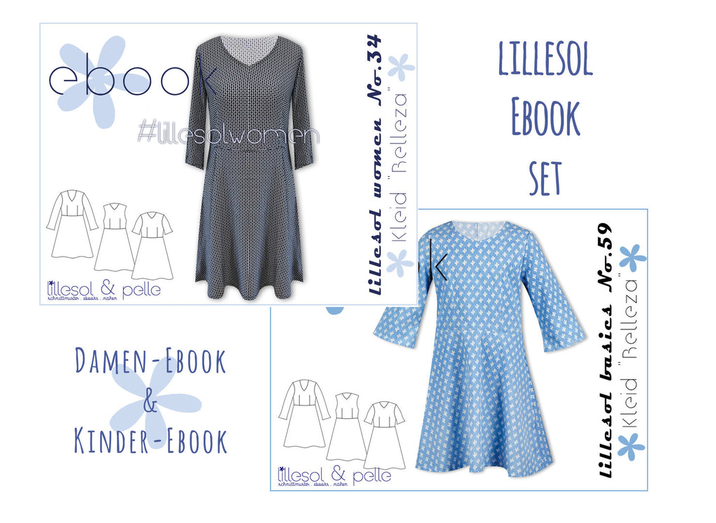 lillesol ebook set basics No.59 und women No.34 * mit Video-Nähanleitung *