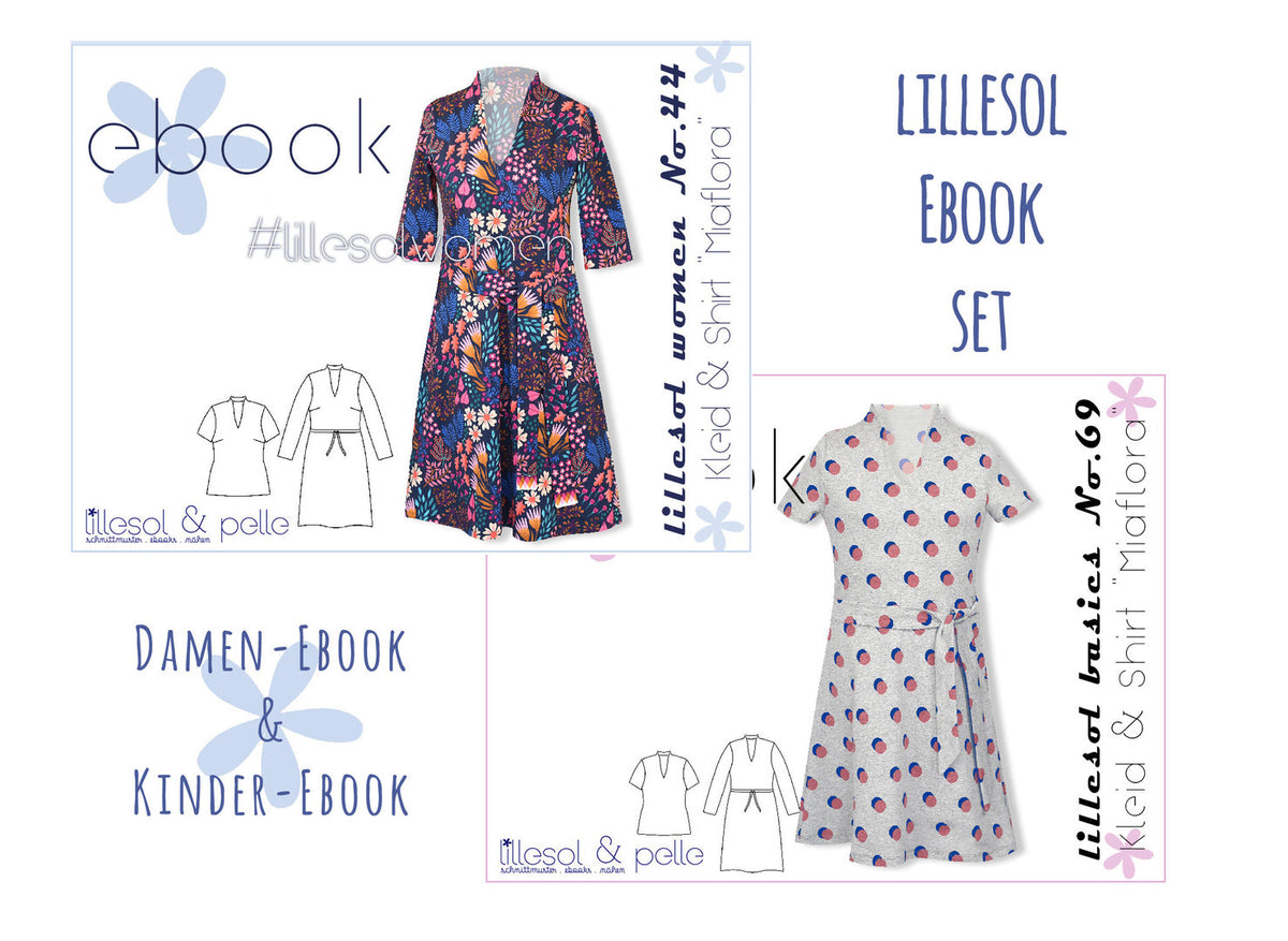 lillesol ebook set basics No.69 und women No.44 * mit Video-Nähanleitung *