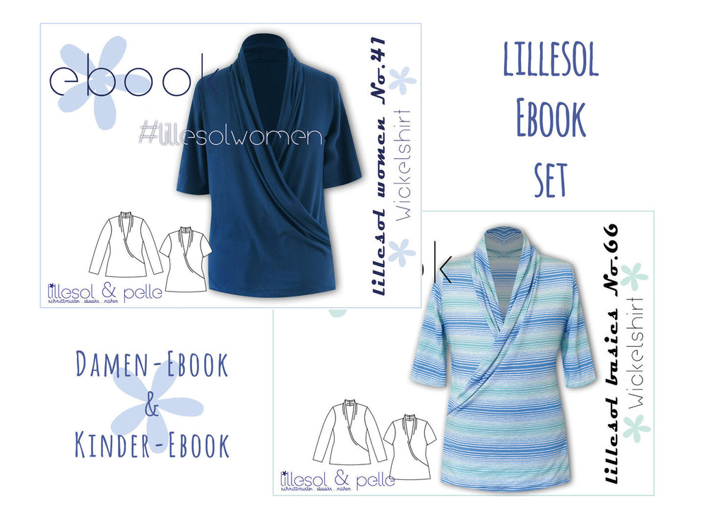 lillesol ebook set basics No.66 und women No.41 * mit Video-Nähanleitung *
