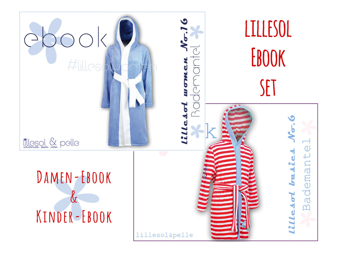 lillesol ebook set basic No.6 und women No.16 * mit Video-Nähanleitung *