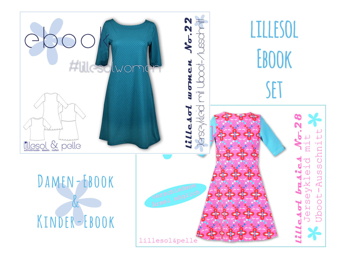 lillesol ebook set basics No.28 und women No.22 *mit Video-Nähanleitung*