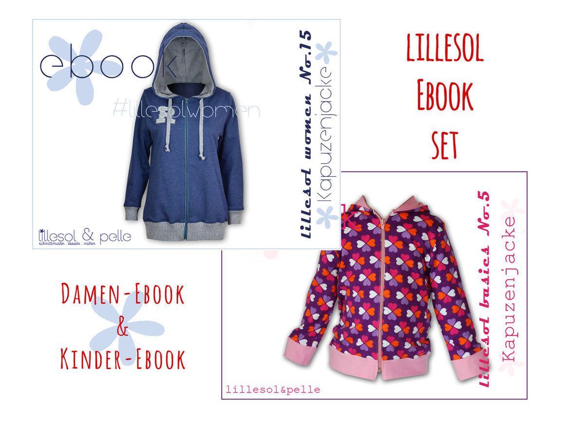 lillesol ebook set basic No.5 und women No.15 * mit Video-Nähanleitung *