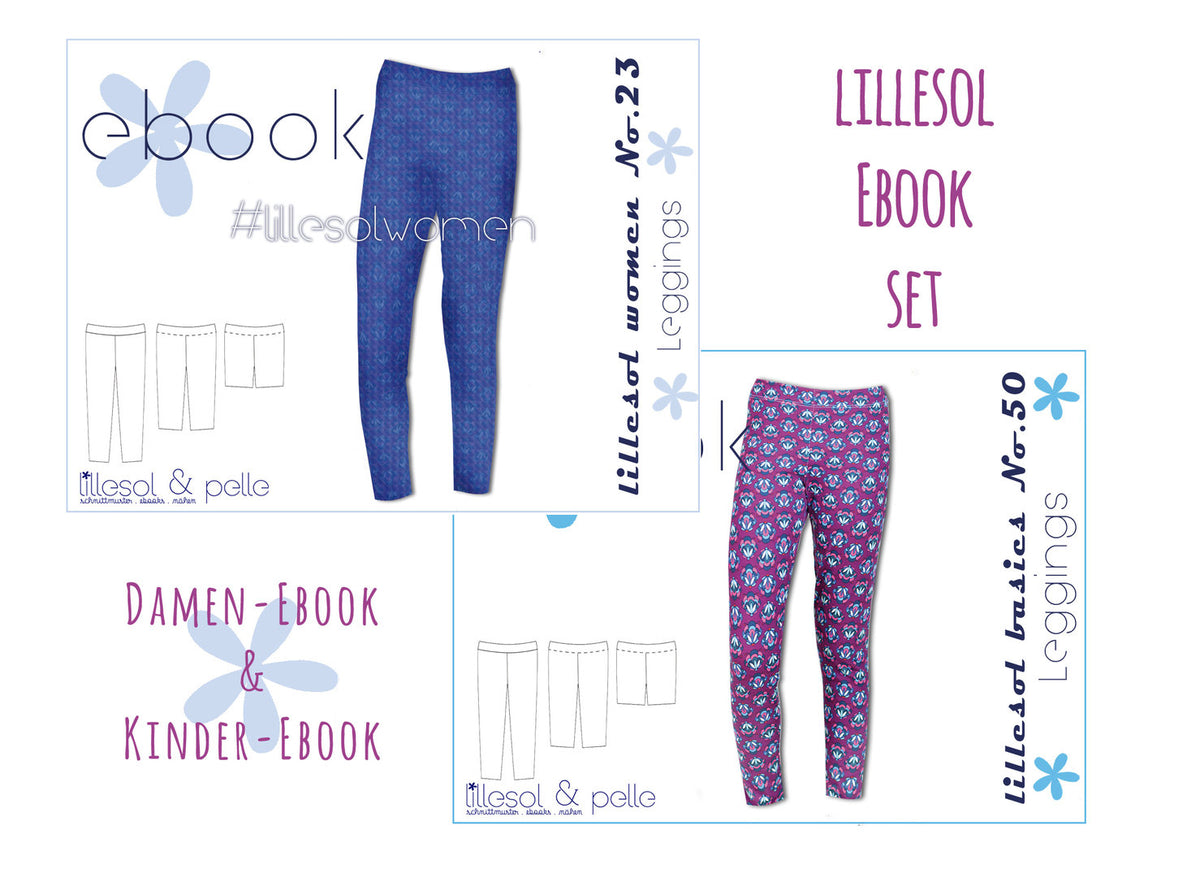 lillesol ebook set basics No.50 und women No.23 * mit Video-Nähanleitung *