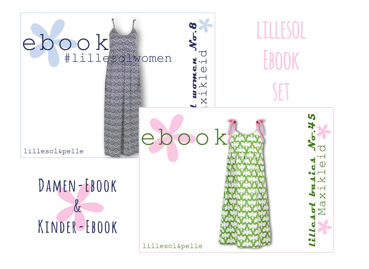 lillesol ebook set basics No.45 und women No.8 *mit Video-Nähanleitung*