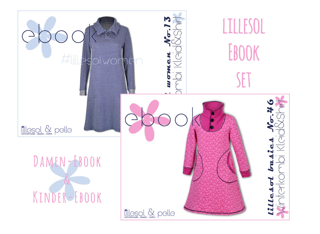 lillesol ebook set basic No.46 und women No.13 *mit Video-Nähanleitung*