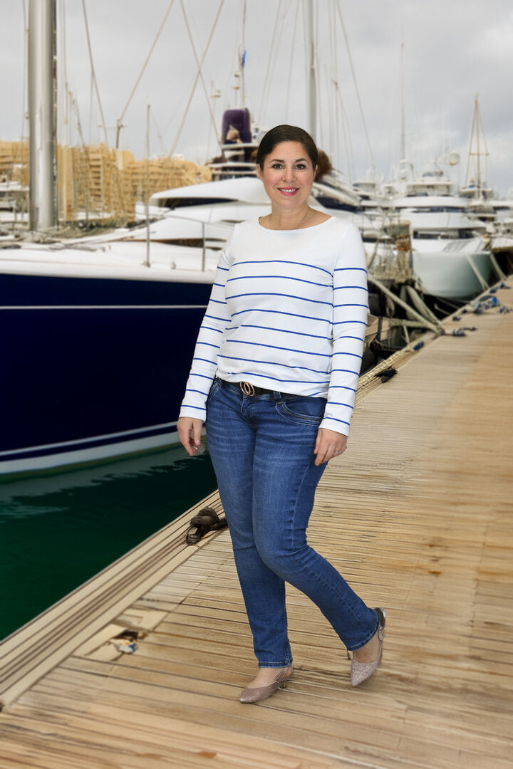 Papierschnittmuster lillesol women No.95 Breton Shirt *mit Video-Nähanleitung ✂✂✂
