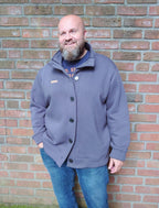 Ebook / Schnittmuster lillesol men No3 Cardigan "Viga" *mit Video-Nähanleitung*